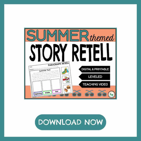 story retell summer activities